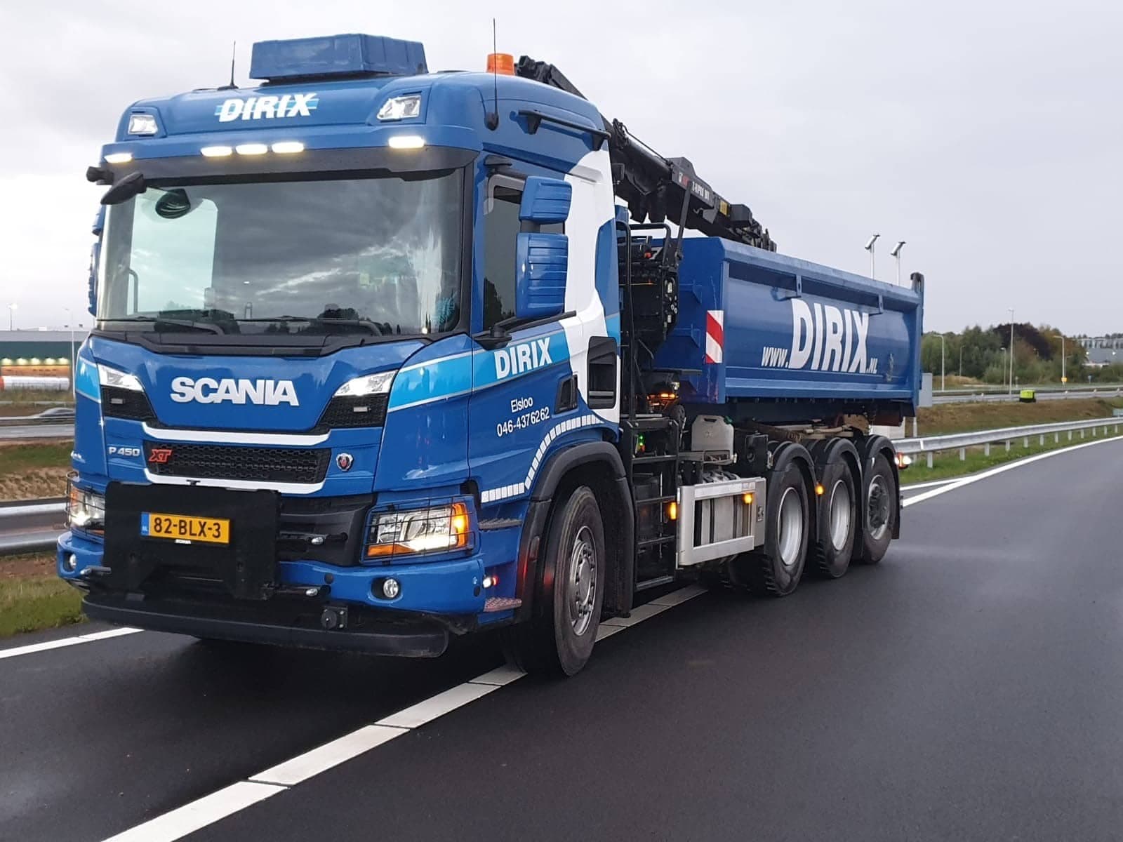 Transport Dirix Elsloo moderne vloot Limburg